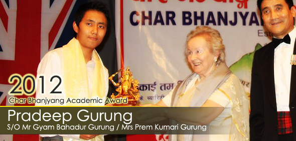 Pradeep Gurung - Academic Award 2012