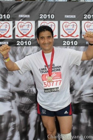 Chandra Gurung - London Marathon