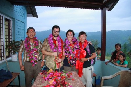 Capt Deo, Dr Siavash, Dr Azin & Sarita Gurung