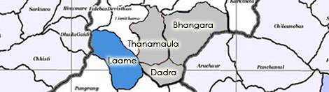 Map of Laame