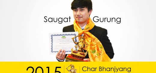 Char Bhanjyang Academic Award 2015 Winner - Saugat Gurung