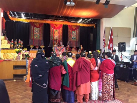 Memorial and light vigil in memory of Nepal earthquake victims