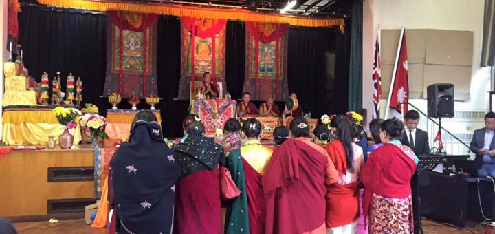 Memorial and light vigil in memory of Nepal earthquake victims