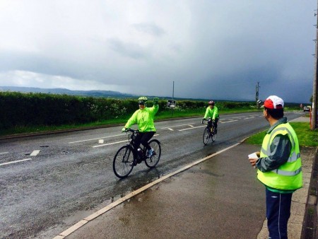 Lt Col Lynda Bardell Bike Race for Charity. Cycling for Annu 