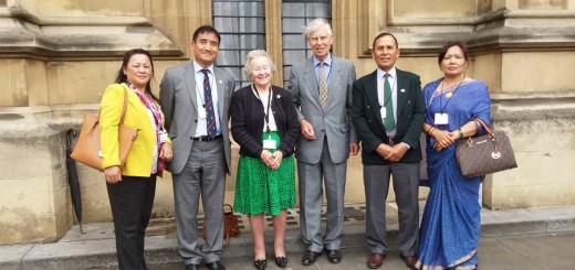 Luncheon meeting with Rt Hon Lord Roger and Lady Pat Swinfen at the House of Lords.