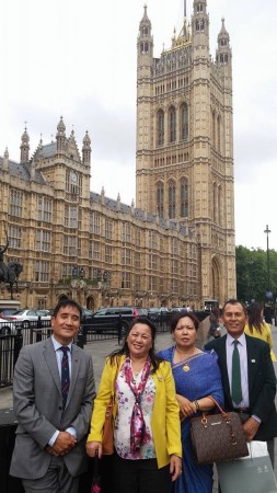 Luncheon meeting with Rt Hon Lord Roger and Lady Pat Swinfen at the House of Lords.