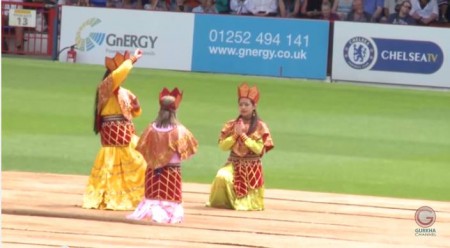 Manjushree Dance presented to His Holiness the Dalai Lama