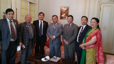 Char Bhanjyang Tamu Samaj UK’s delegation to Embassy of Nepal 15 September