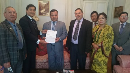 Char Bhanjyang Tamu Samaj UK’s delegation to Embassy of Nepal 15 September