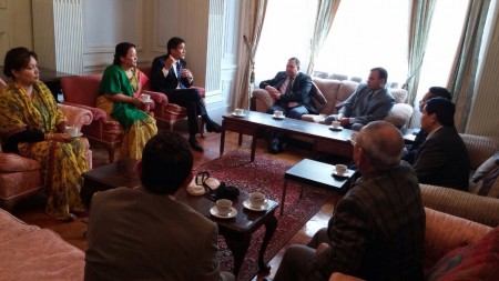 Char Bhanjyang Tamu Samaj UK’s delegation to Embassy of Nepal 15 September