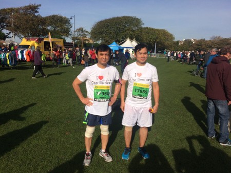 Morrisons Great South Run 2015 - Mekh Gurung and Amar Gurung