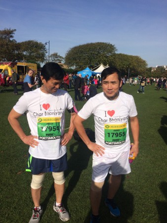 Morrisons Great South Run 2015 - Mekh Gurung and Amar Gurung