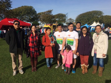 Morrisons Great South Run 2015 - Mekh Gurung and Amar Gurung