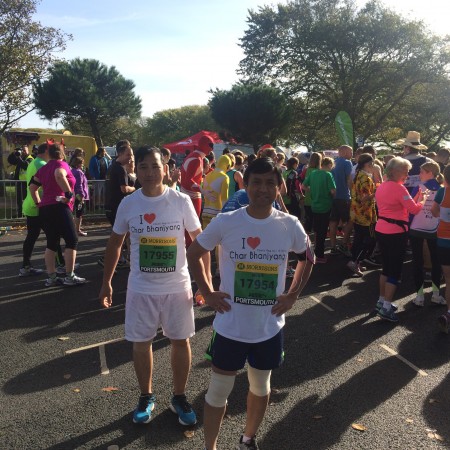 Morrisons Great South Run 2015 - Mekh Gurung and Amar Gurung