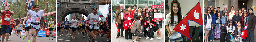  Chandra Gurung at London Marathon 2010